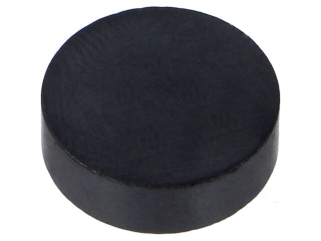 Magneet: vast; hard ferriet; 4N; Ø: 17,2mm; H: 5,3mm Magneet: vast; hard ferriet; 4N; Ø: 17,2mm; H: 5,3mm